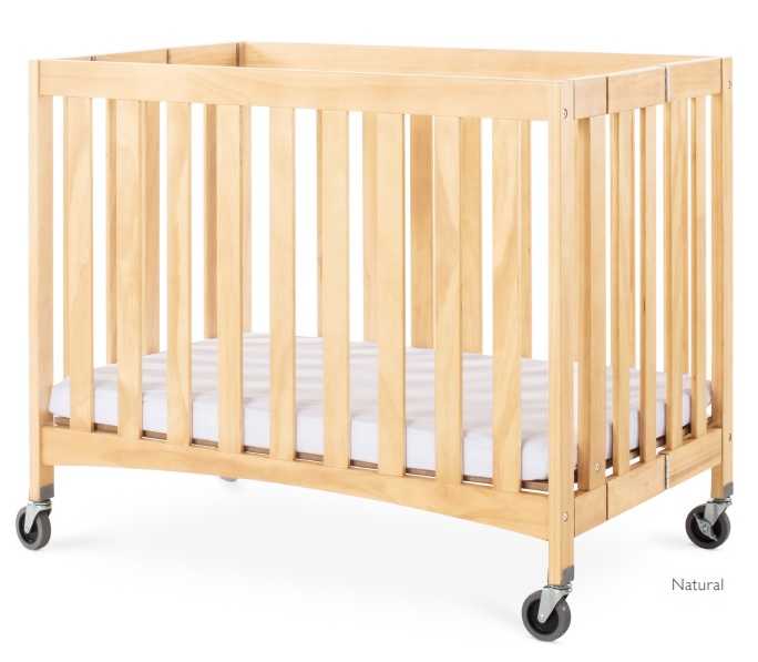 FOUNDATIONS Travel Sleeper Folding Wood Crib