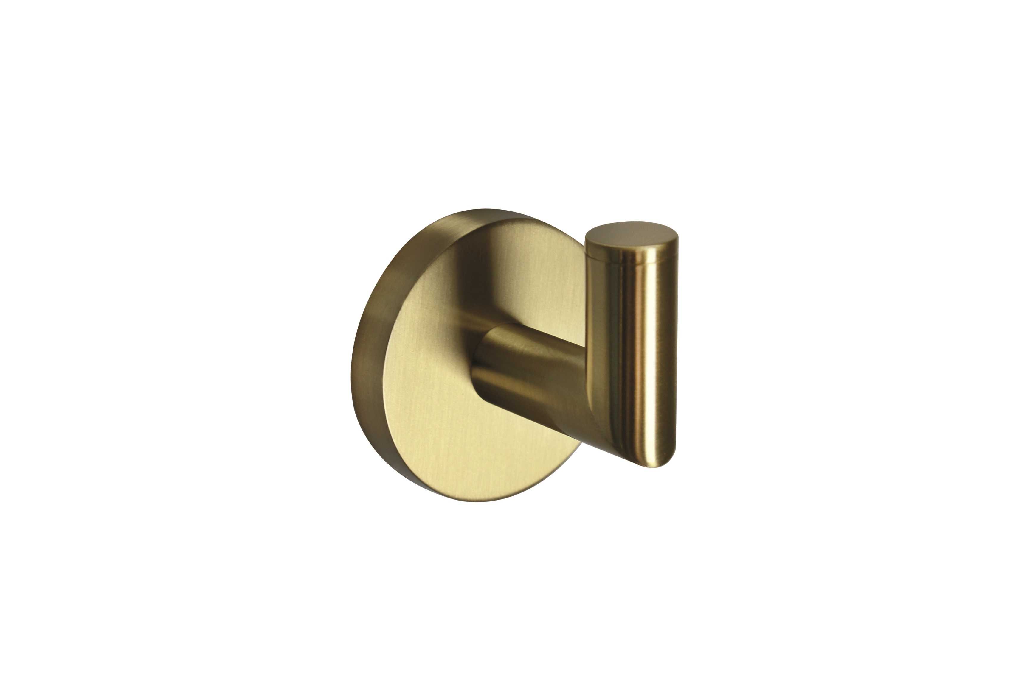 CROWN INTERNATIONAL 41500-011 Solid Brass Towel Hook