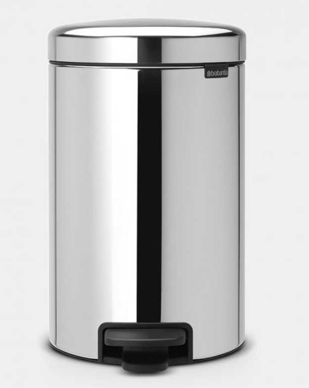 BRABANTIA  Newicon Pedal Bin - Brilliant Steel 12 LT