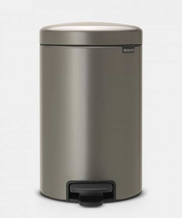 BRABANTIA  Newicon Pedal Bin - Platinum 12 LT