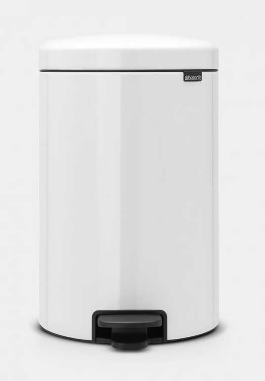 BRABANTIA Newicon Pedal Bin - White 20 LT