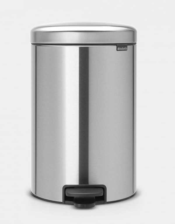 BRABANTIA Newicon Pedal Bin - Matt Steel 20 LT