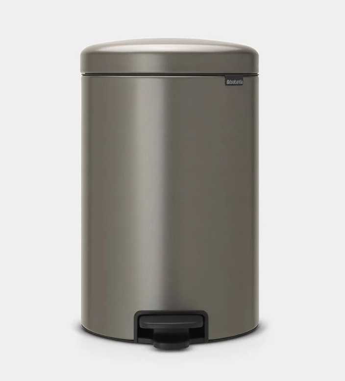 BRABANTIA  Newicon Pedal Bin - Platinum 20LT