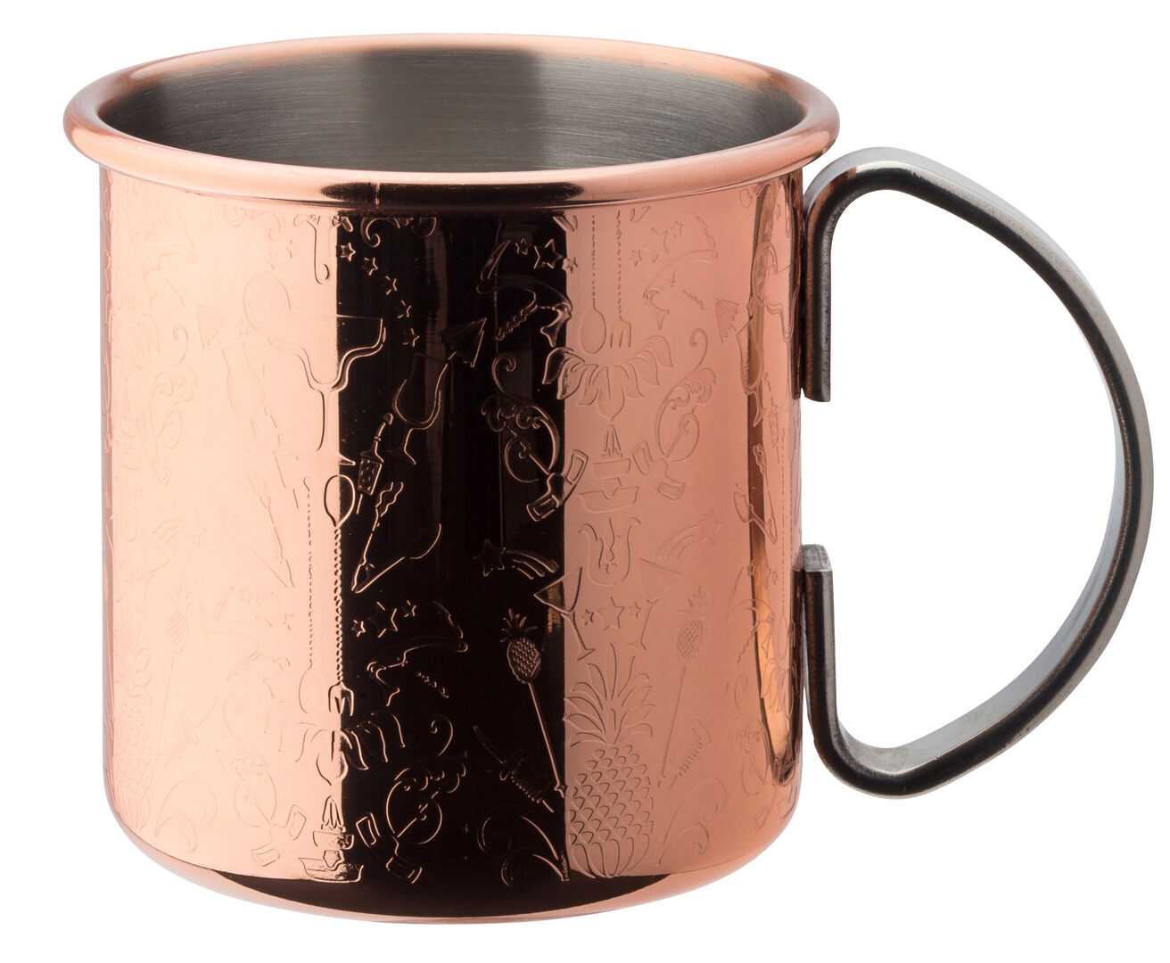 UTOPIA Chased Copper Mug 17oz (48cl)