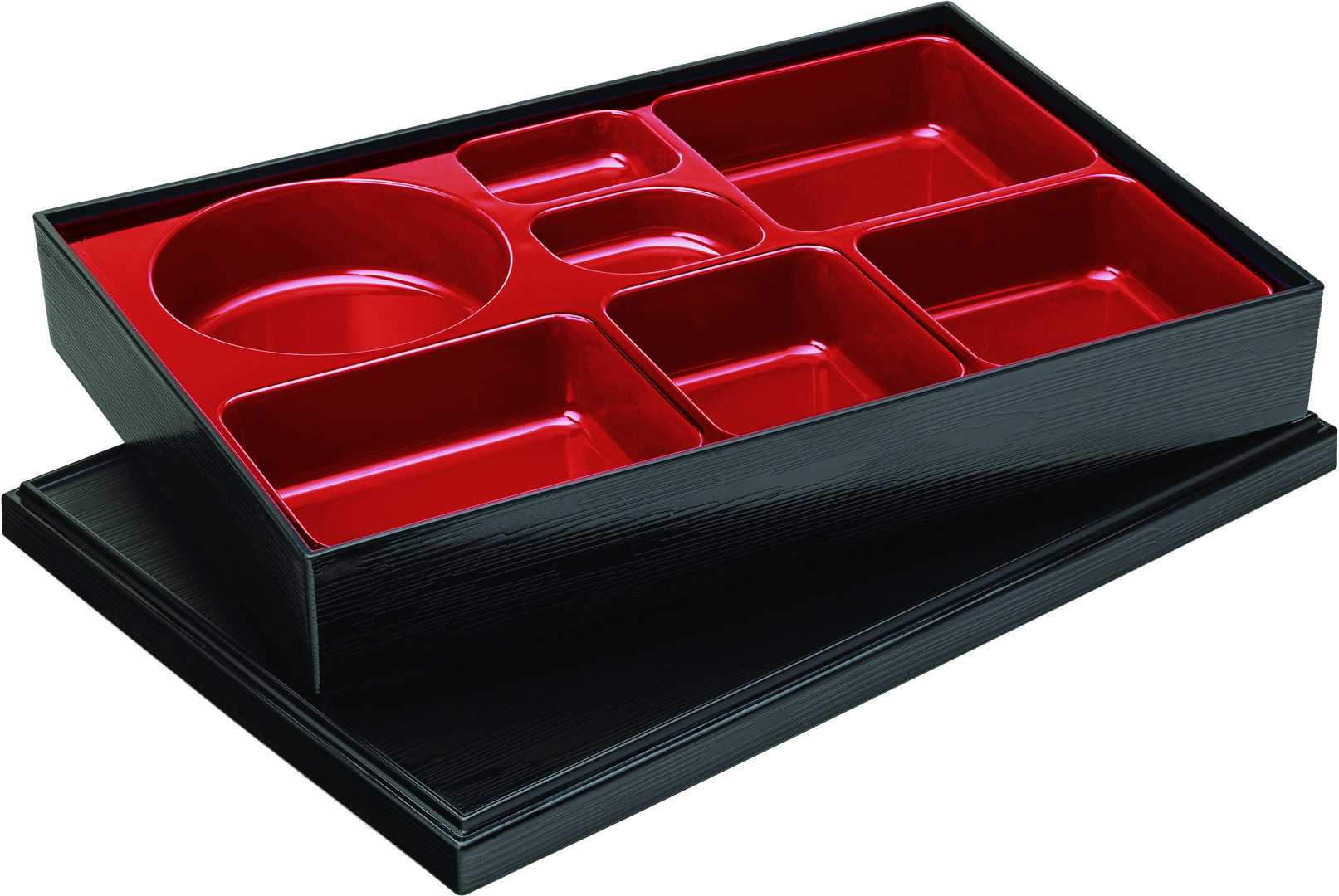 UTOPIA Luxe Bento Box (37 x 25.5 x 6.5cm) 7 compartment