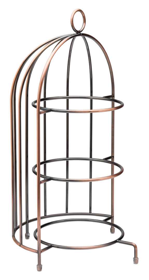 UTOPIA Birdcage Plate Stand 17.5 x 8.75` (44 x 22cm)