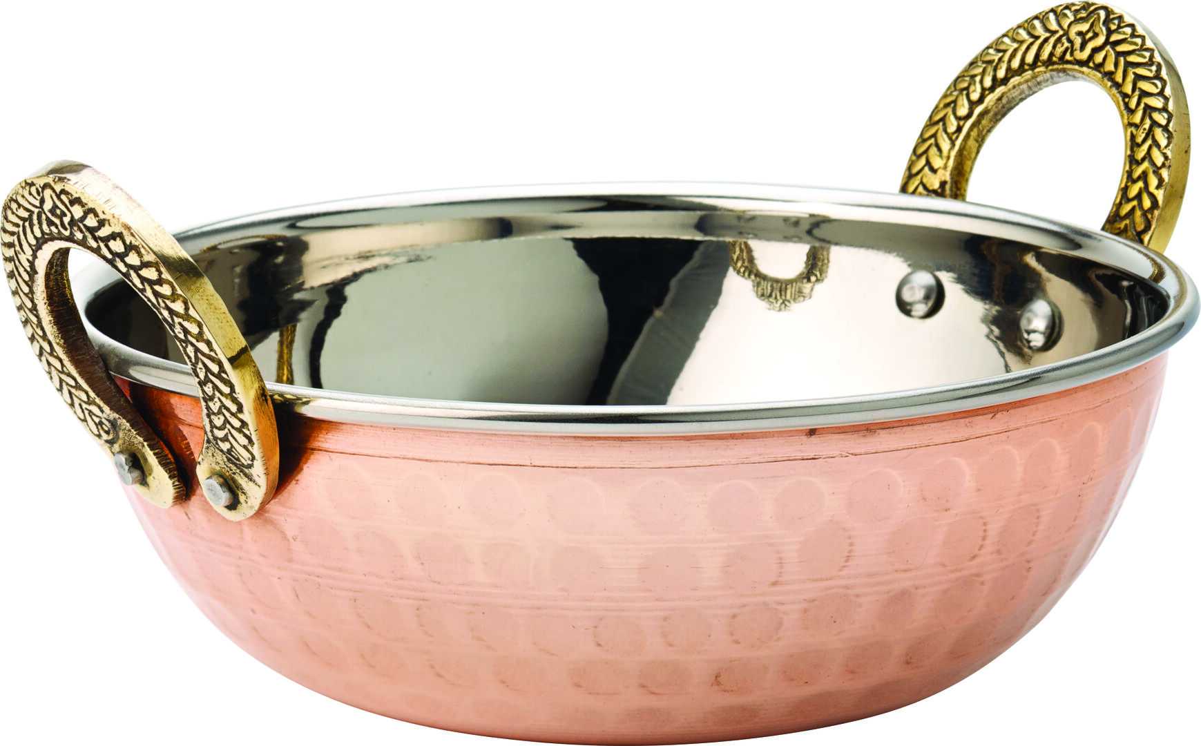 UTOPIA Copper Kadai Dish 5.25` (13cm) 16.5oz (47cl)