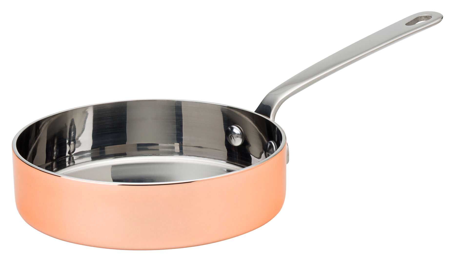 UTOPIA Copper Presentation Fry pan 5` (12.5cm) 12.25oz