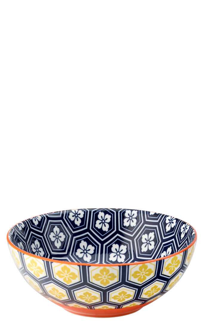 UTOPIA Cadiz Blue & Orange Bowl 6.3` (16cm)