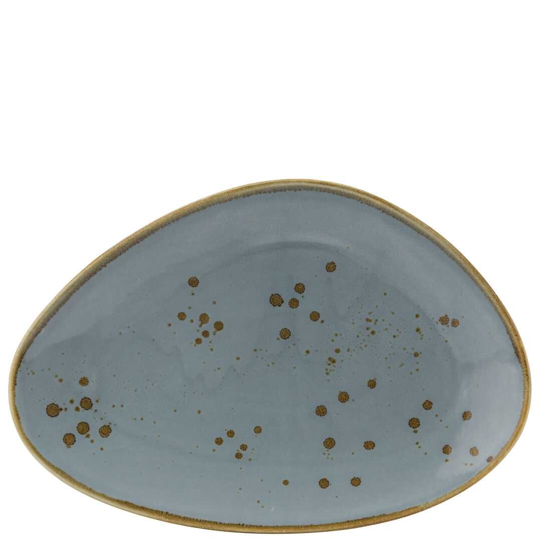 UTOPIA Earth Thistle Oblong Plate 14` (35.5cm)