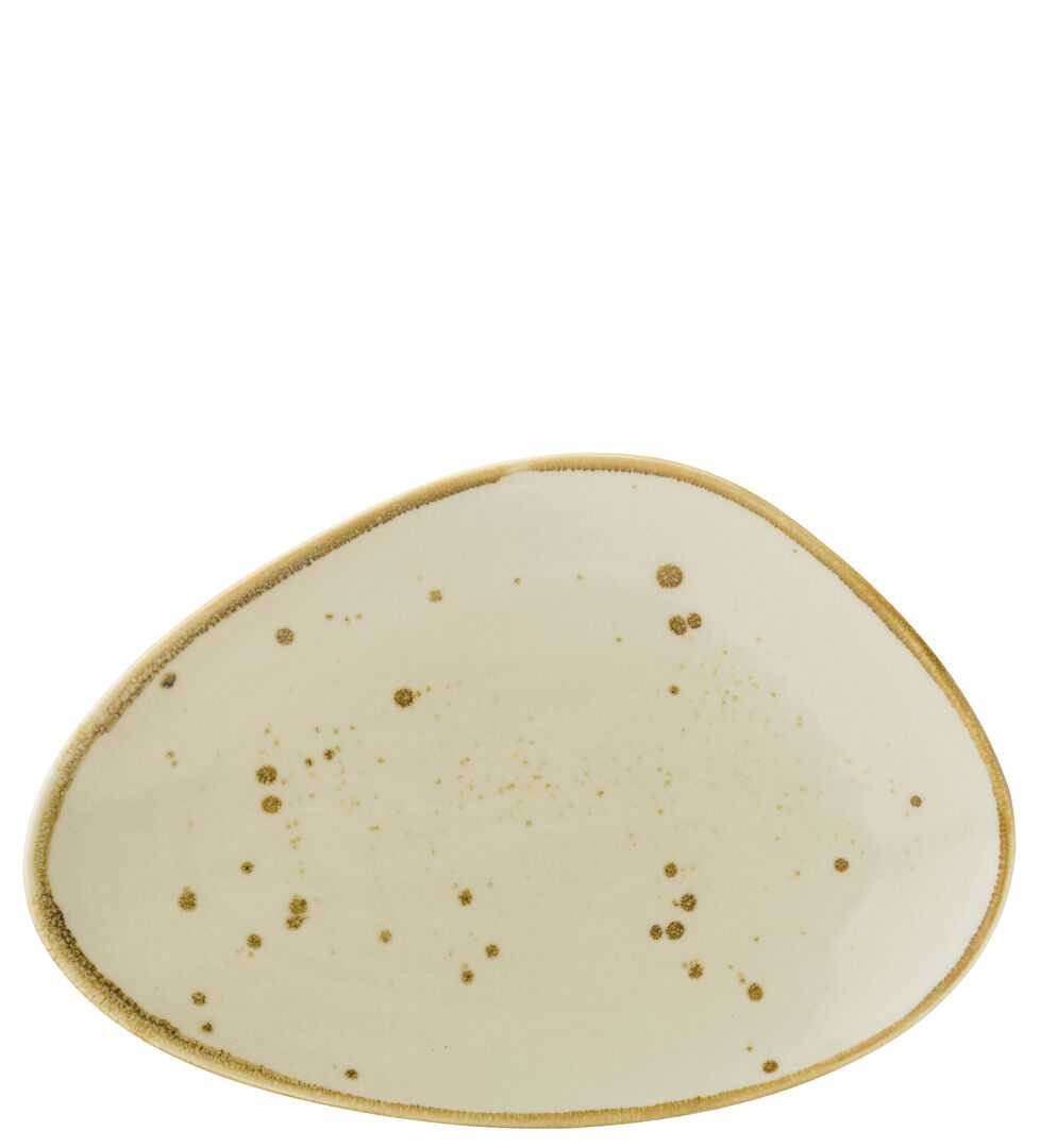 UTOPIA Earth Linen Oblong Plate 11.5` (29cm)