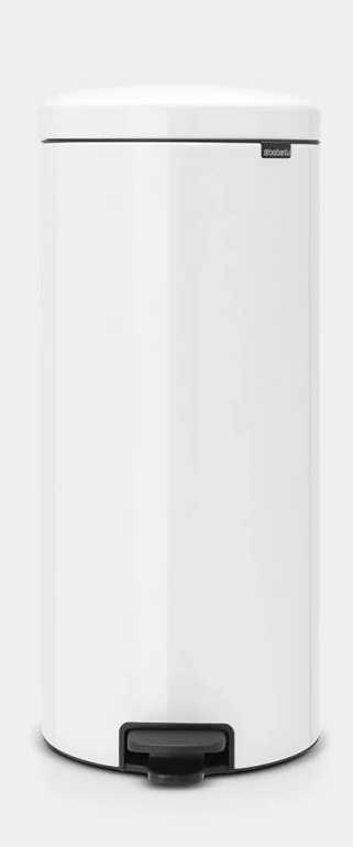 BRABANTIA  Newicon Pedal Bin - White 30 LT