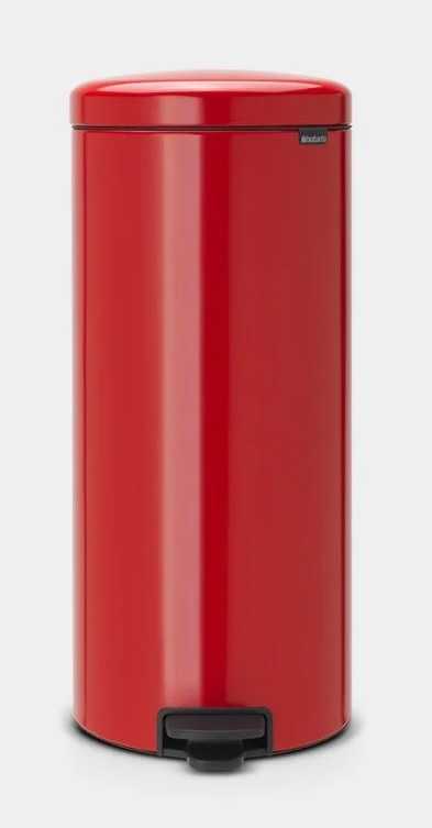 BRABANTIA Newicon Pedallı Çöp Kovası - Kırmızı 30 LT