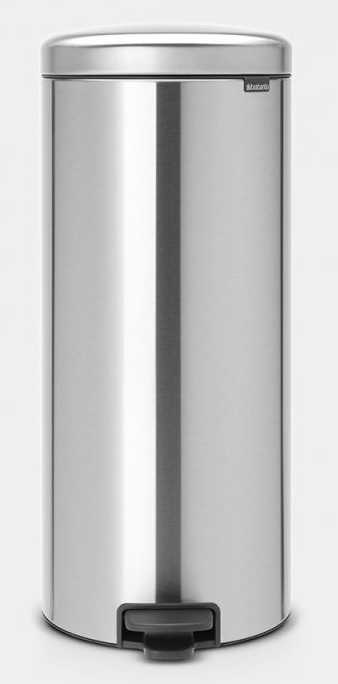 BRABANTIA  Newicon Pedal Bin - Matt Steel 30 LT