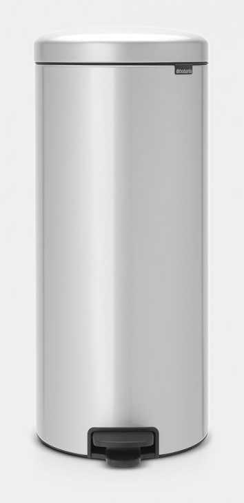 BRABANTIA Newicon Pedal Bin -  Metallic Grey 30 Lt