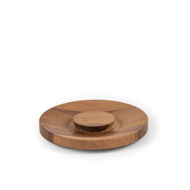 CRASTER Tilt Walnut Jar Lid