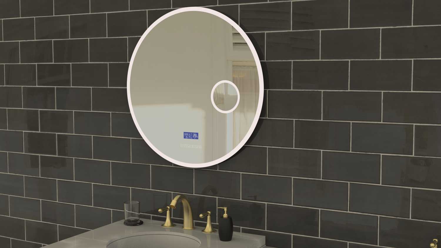 WATERBURY Circular LED Mirror