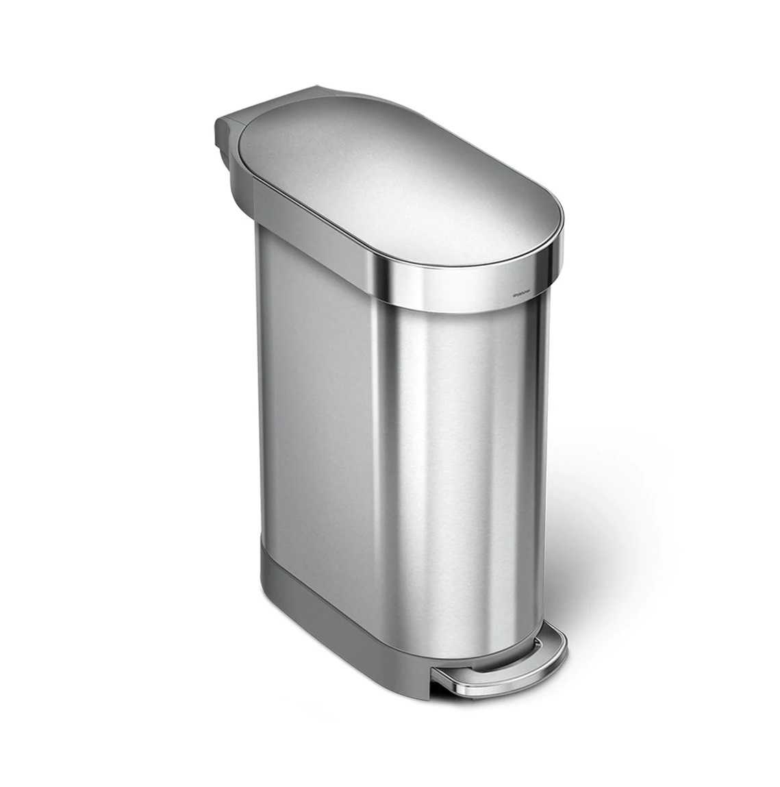 SIMPLE HUMAN Slim Step Trash Can