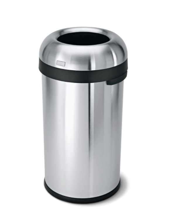 SIMPLE HUMAN Bullet Open Trash Can