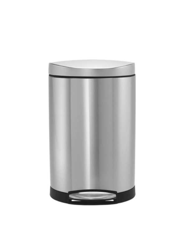 SIMPLE HUMAN Semi-Round Step Trash Can