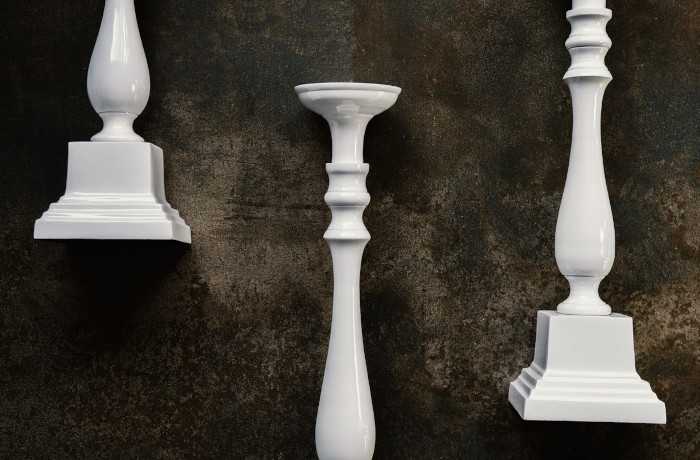 Le Coq Porcelaine Stylos Candle Holder