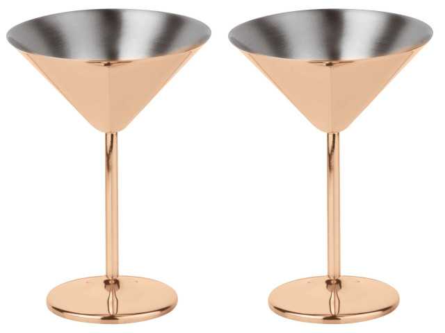 PADERNO Martini Bardağı Seti 2 Parça, Bakır