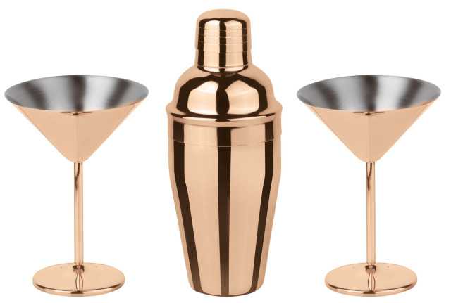 PADERNO Martini Set 3 Pcs, Copper