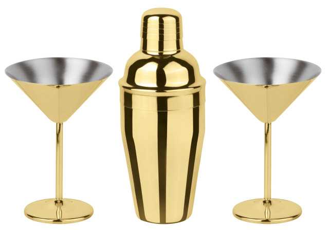 PADERNO Martini Set 3 Pcs, Gold