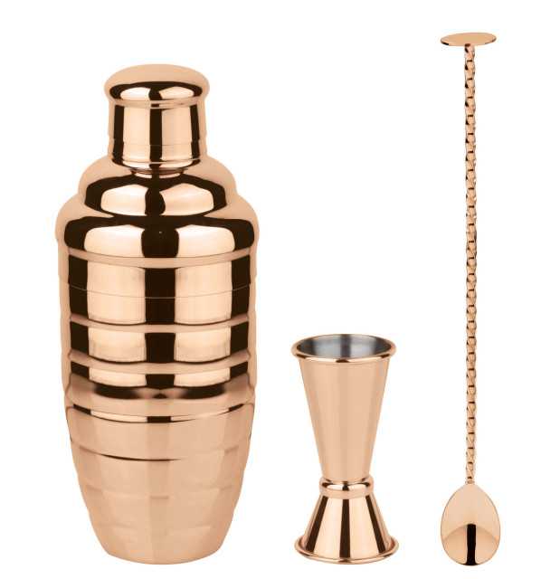 PADERNO Mixology Set 3 Pcs Starter, Copper