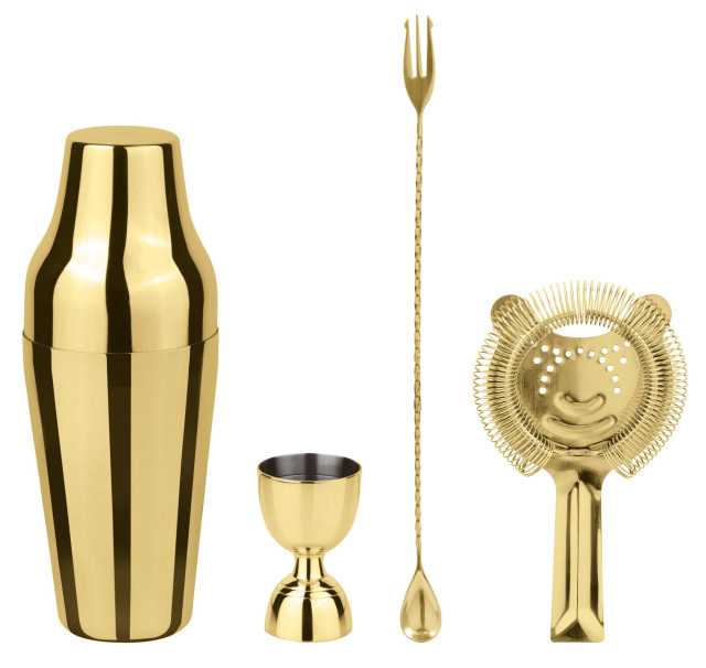 PADERNO Mixology Set 4 Pcs Parisian, Gold