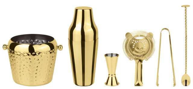  PADERNO Mixology Set 6 Pcs Ice, Gold