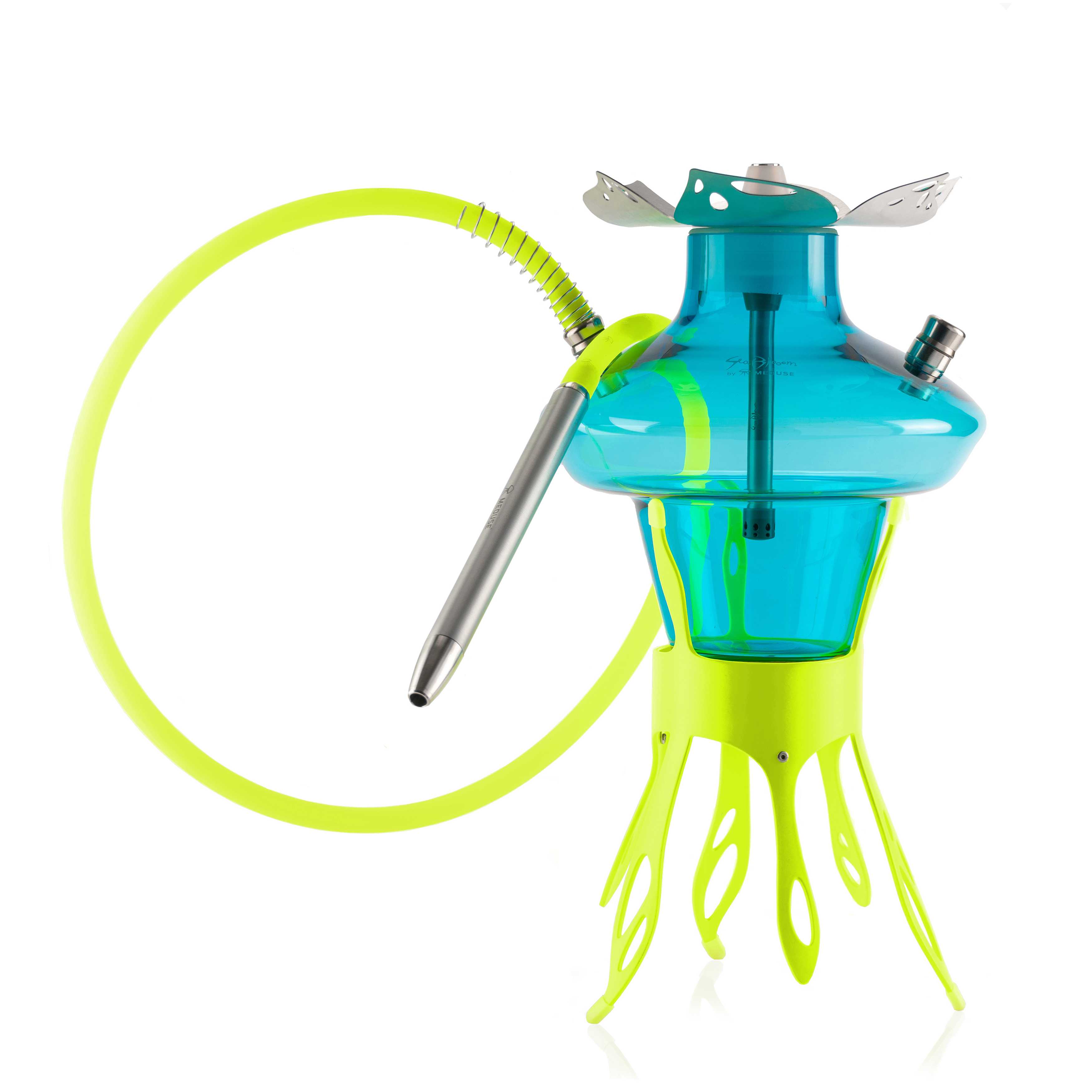 MEDUSE SeaBlooom Yellow Flexi Hose Waterpipe