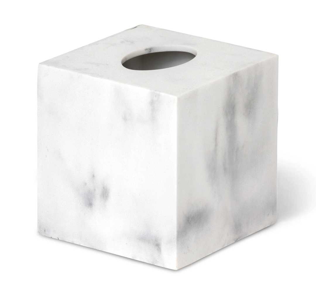 BENTLEY Baker White Marble Tissue Box