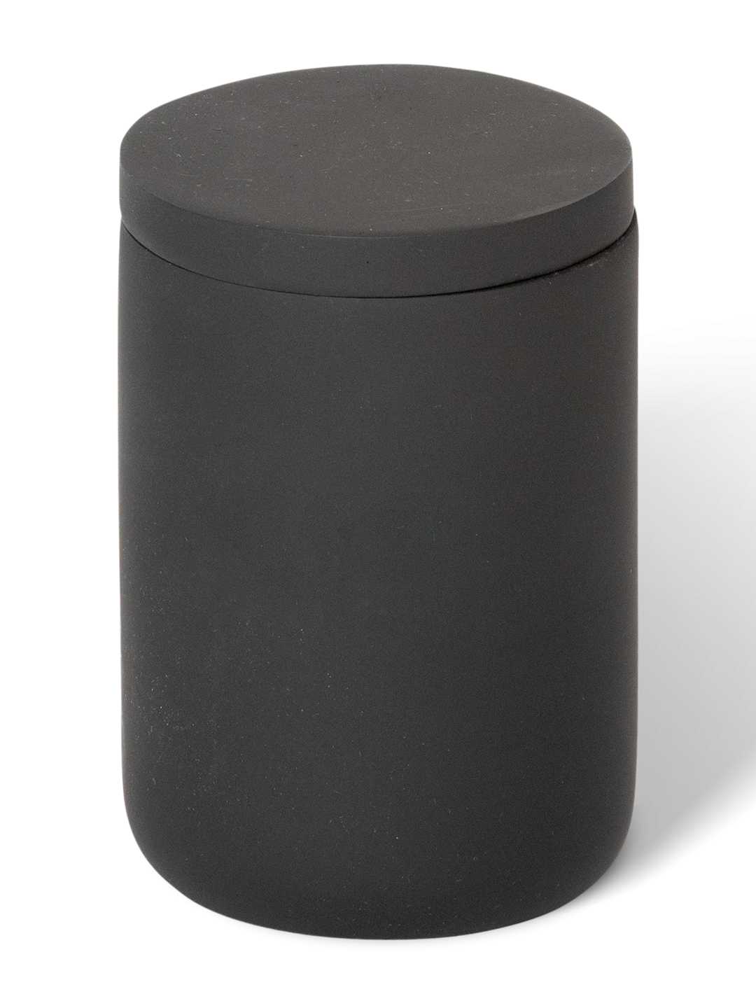 BENTLEY Toba Black Amenity Jar with Lid