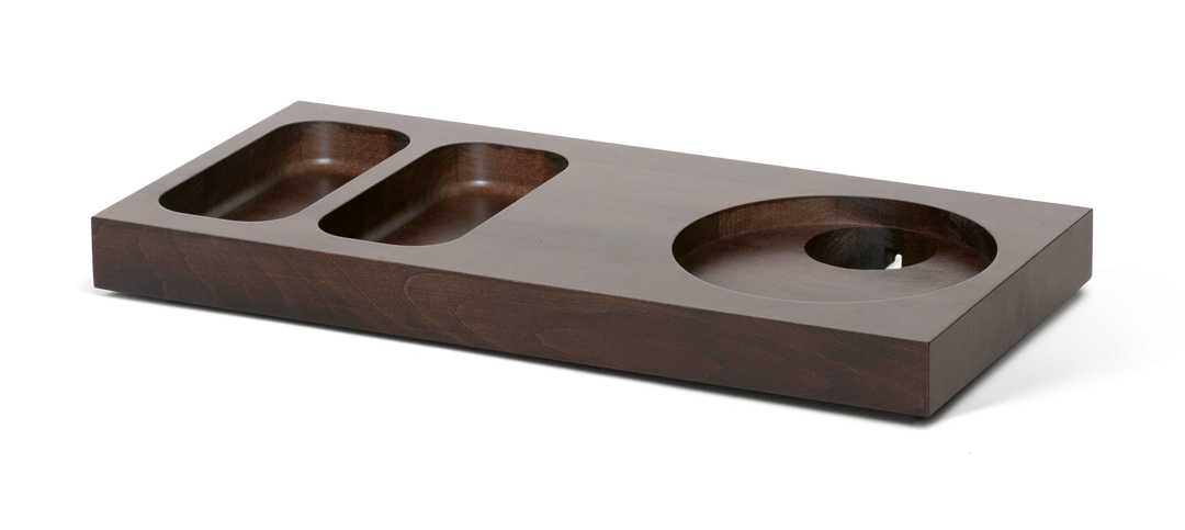 BENTLEY Xanthic Welcome Tray S, Mahogany