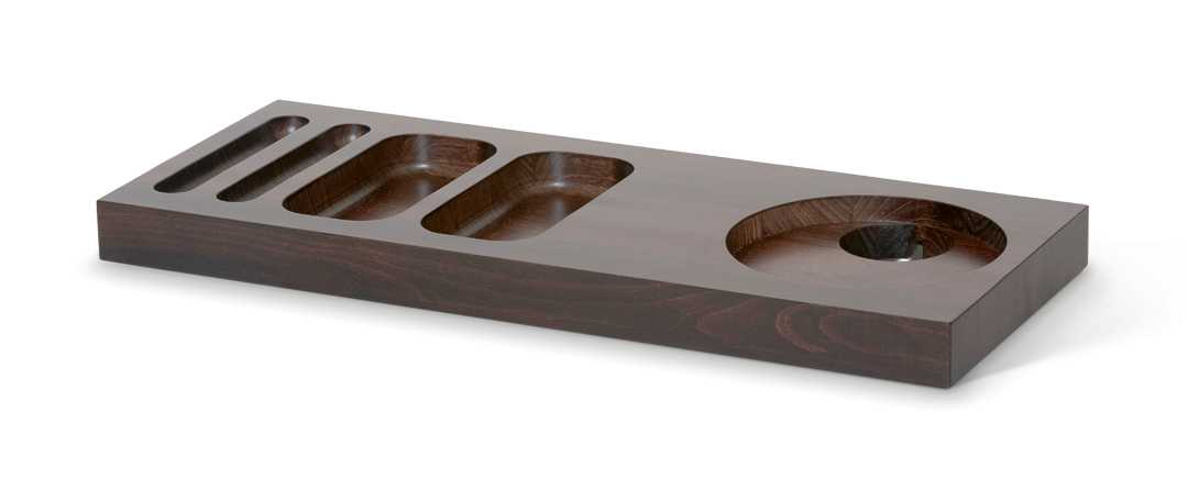 BENTLEY Xanthic Welcome Tray, Mahogany