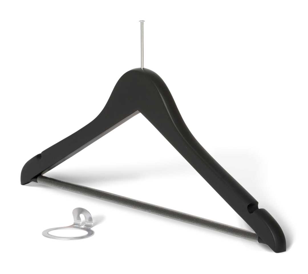 BENTLEY Melville Clothes Hanger with Hook, Bar and Pin