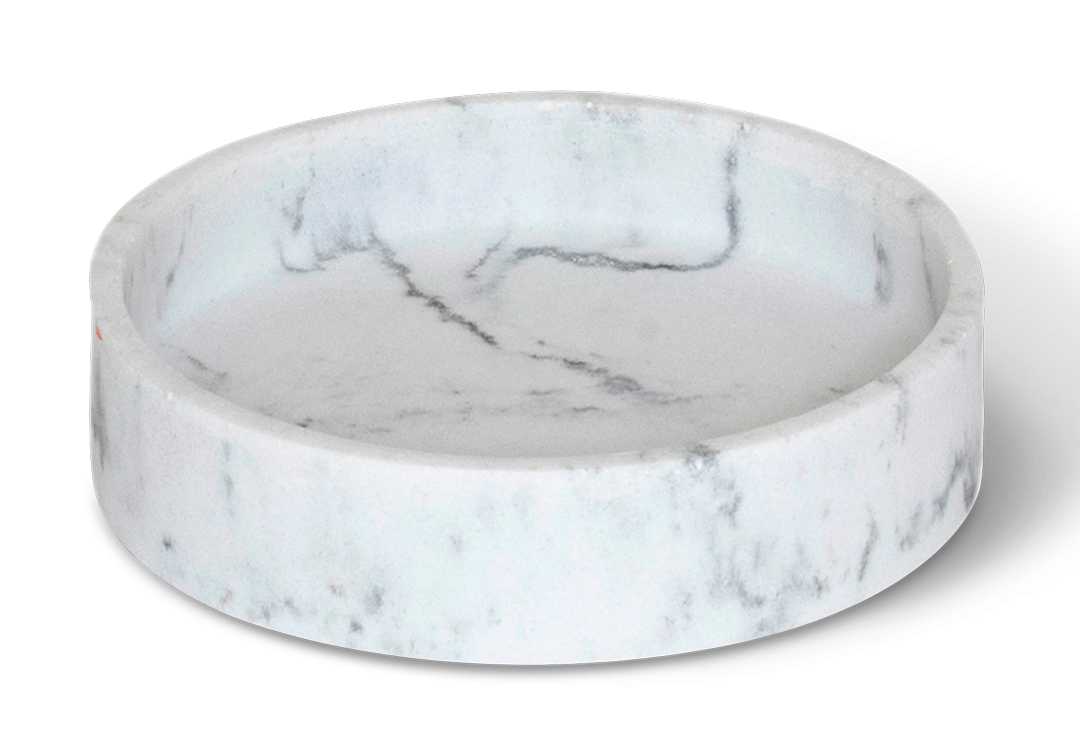 BENTLEY Ibu Amenity Tray Small White Marble