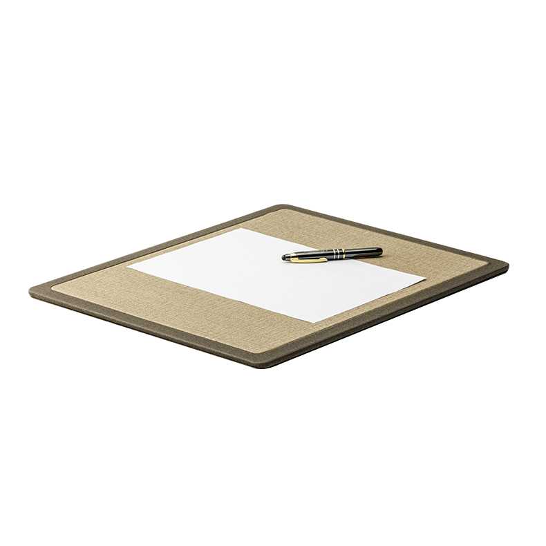 CROWN INTERNATIONAL Blotter with Rounded Corners, Beige/Brown
