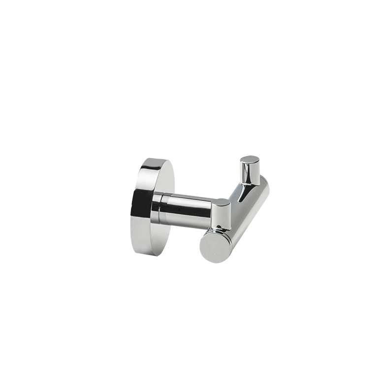 CROWN INTERNATIONAL Aveto Chrome Towel Hook, Double 