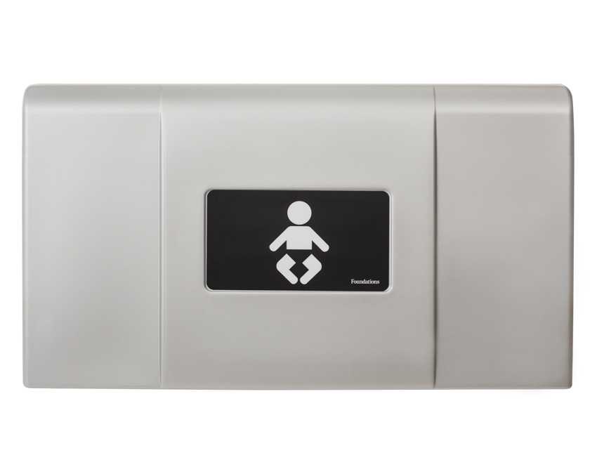 FOUNDATIONS Ultra Wall-Mounted Baby Changing Station