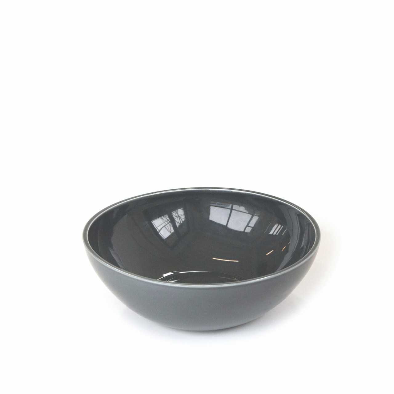 CRASTER Tilt Dark Grey Porcelain Bowl - Small