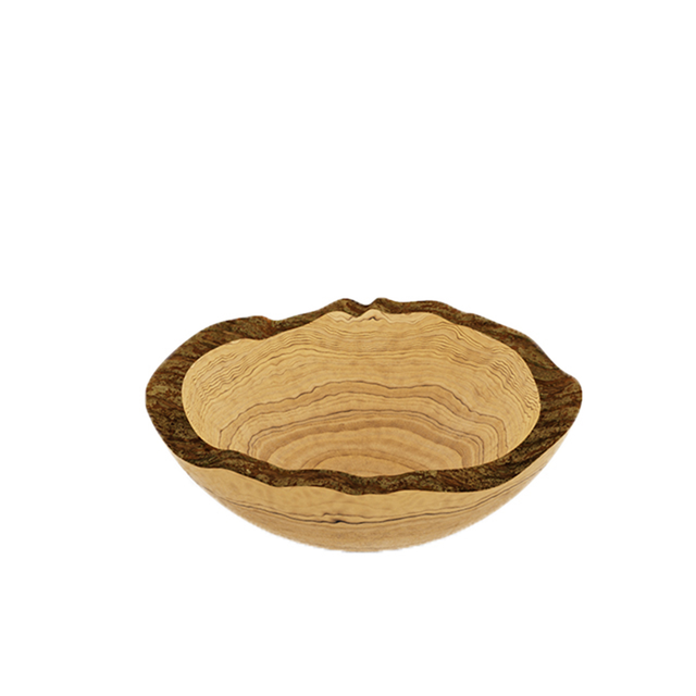 CRASTER Rustic Olive Wood Bowl - Small