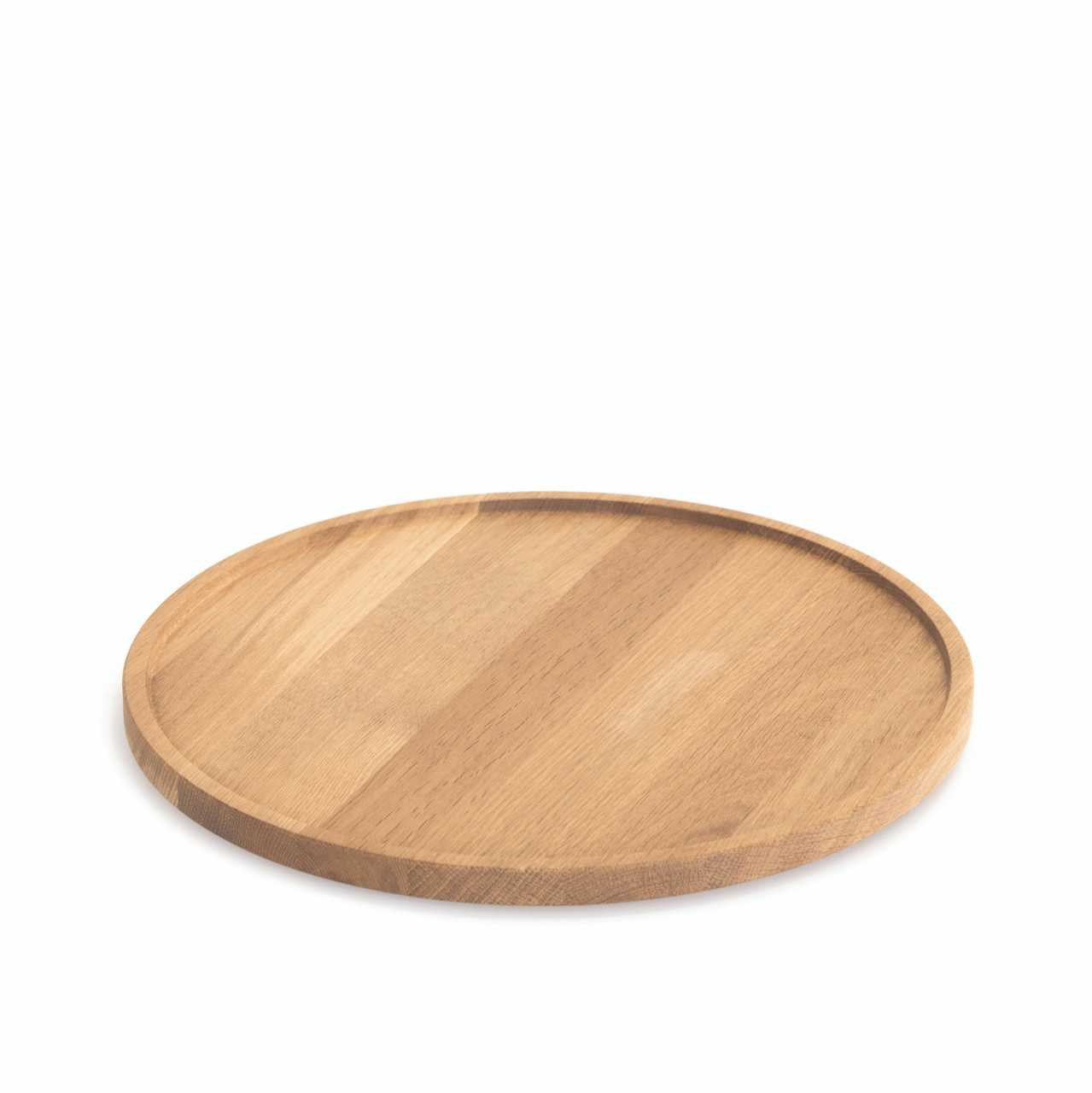 CRASTER Tilt Oak Plinth - Large Round