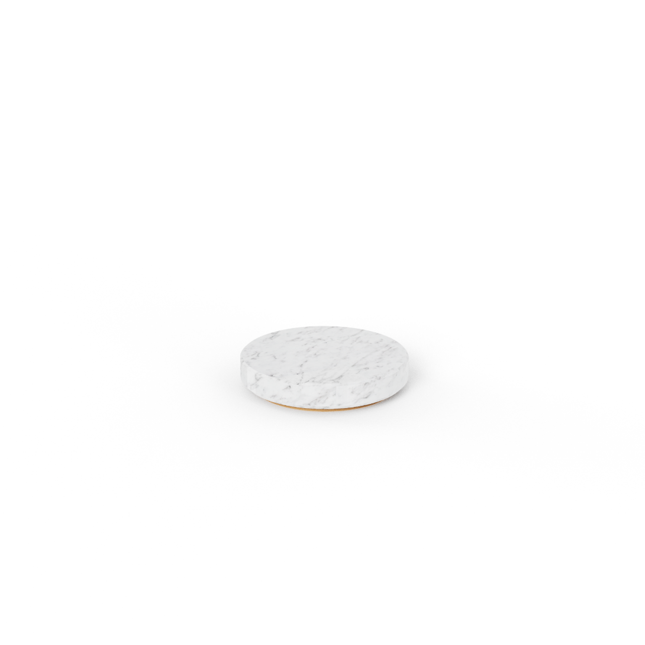 CRASTER Tilt Mini White Marble Plinth
