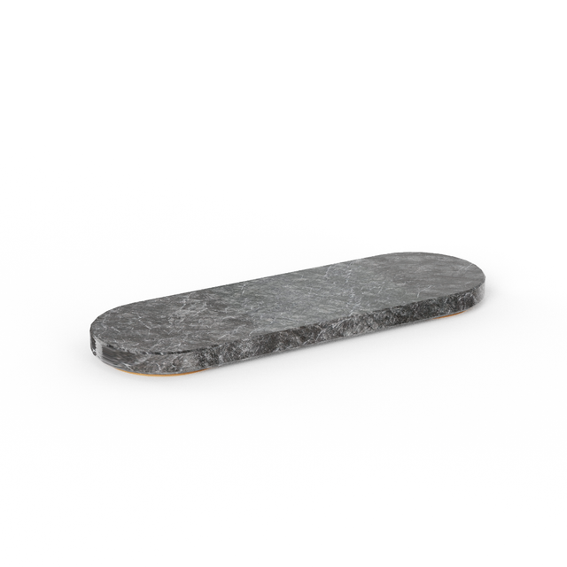 CRASTER Tilt Mini Triple Grey Marble Plinth