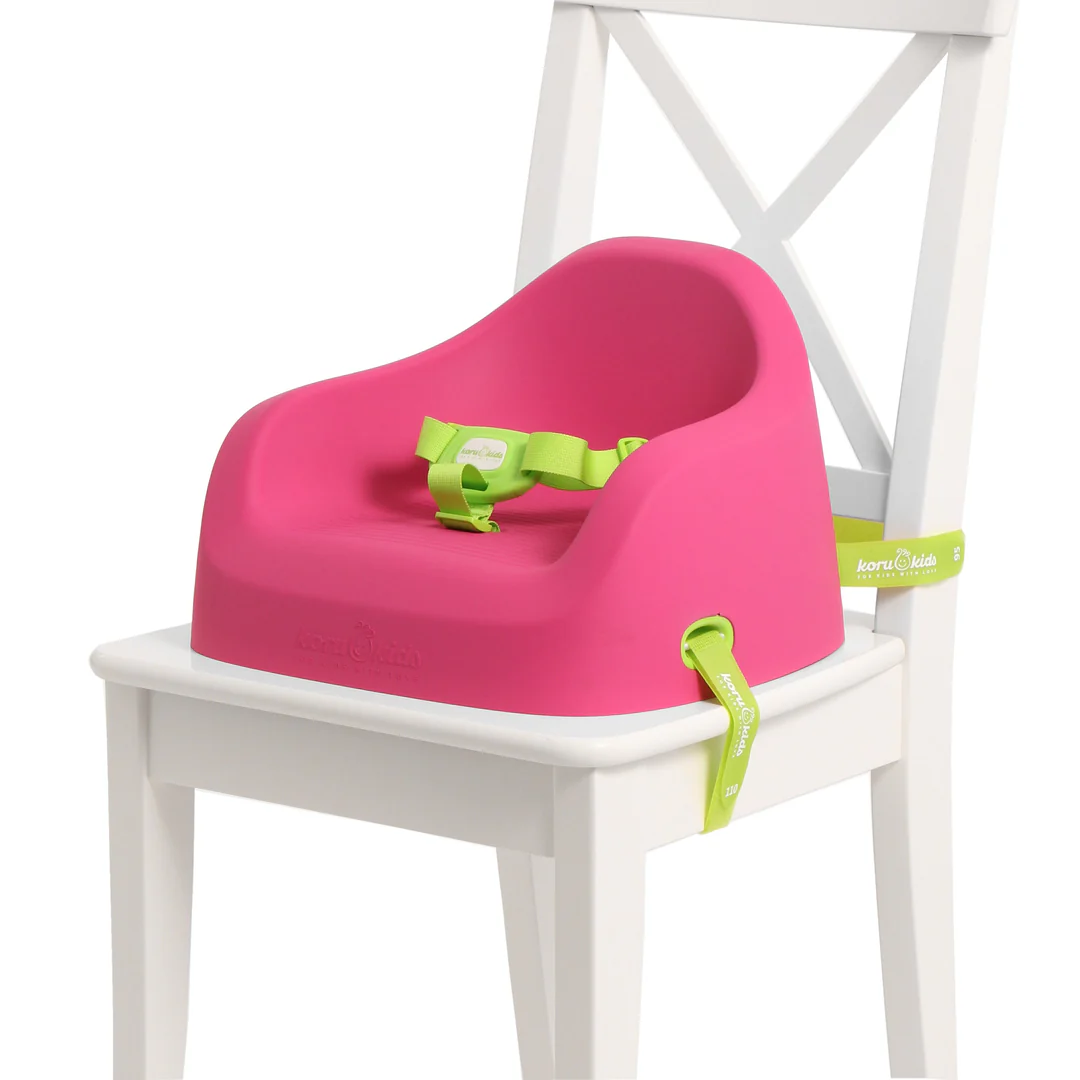 Koru Kids Toddler Booster, Fuchsia 