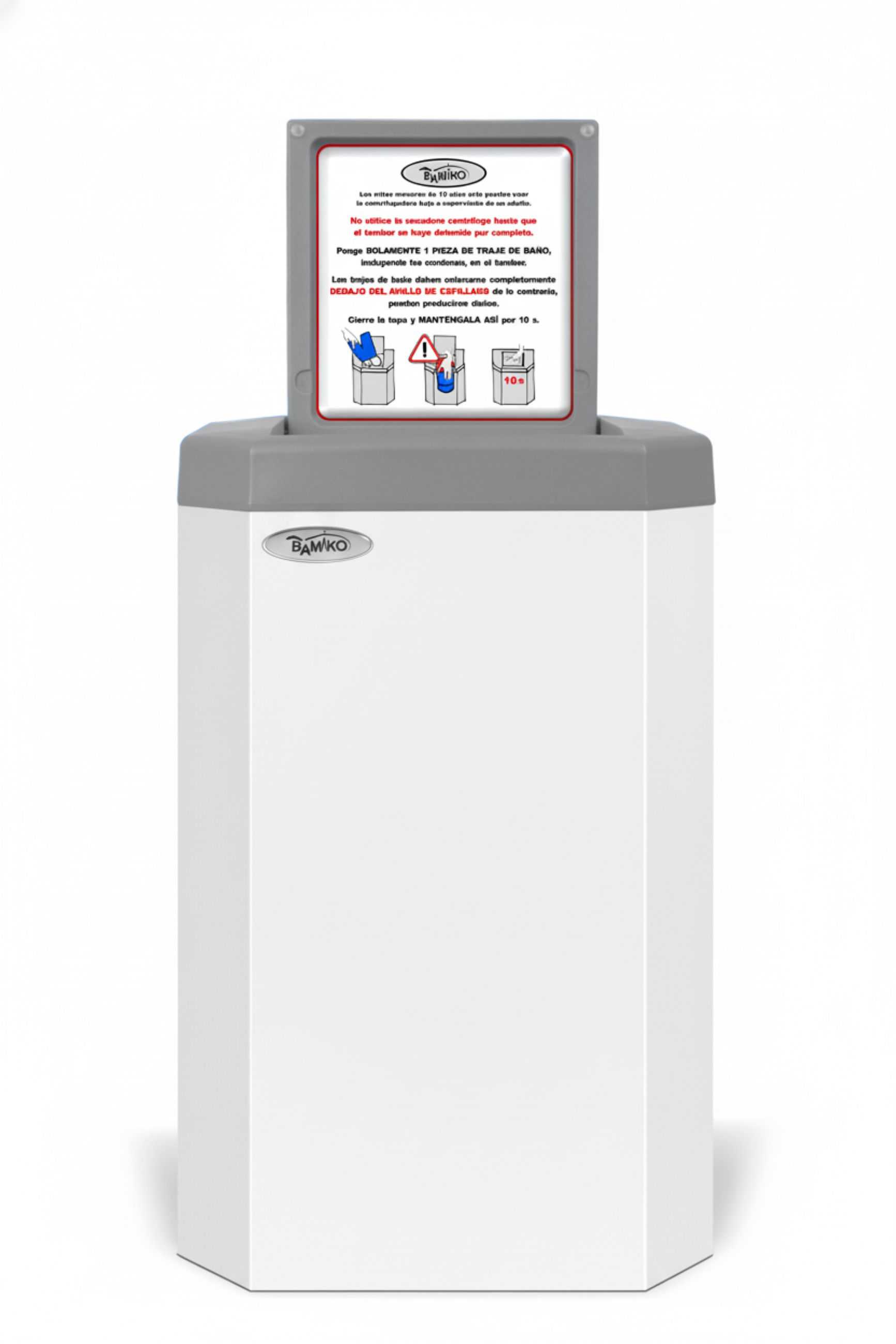 Bamiko Swimwear Spin Dryer, White