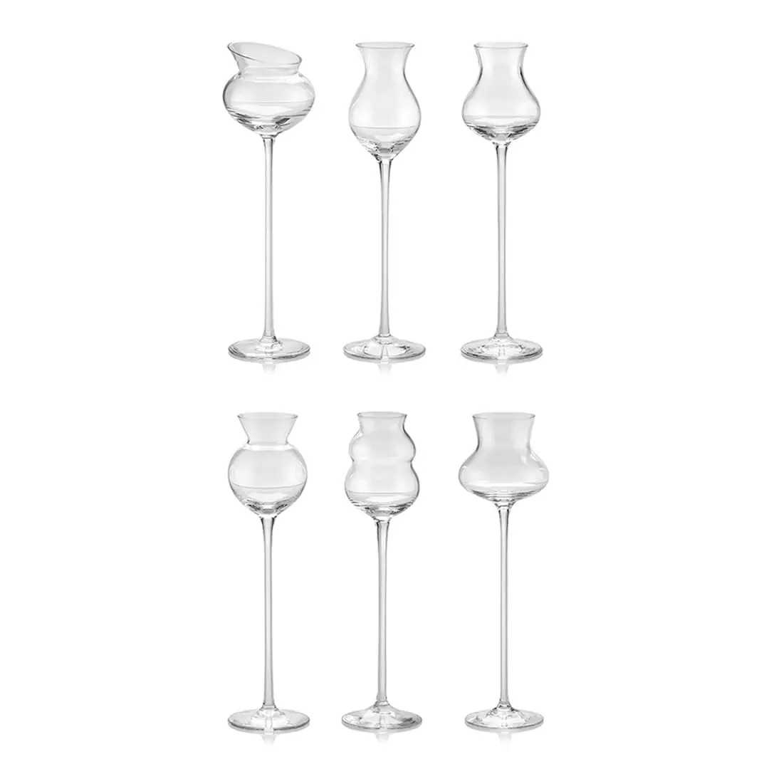 IVV I Distillati 6`lı Farklı Likör Kadehi Seti