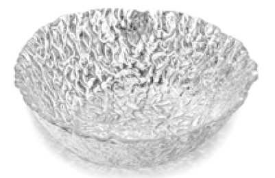 IVV Ice Krom Gümüş Dekorlu Salata Kasesi